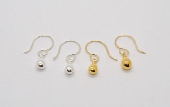 Schlichte Tropfen-Ohrringe