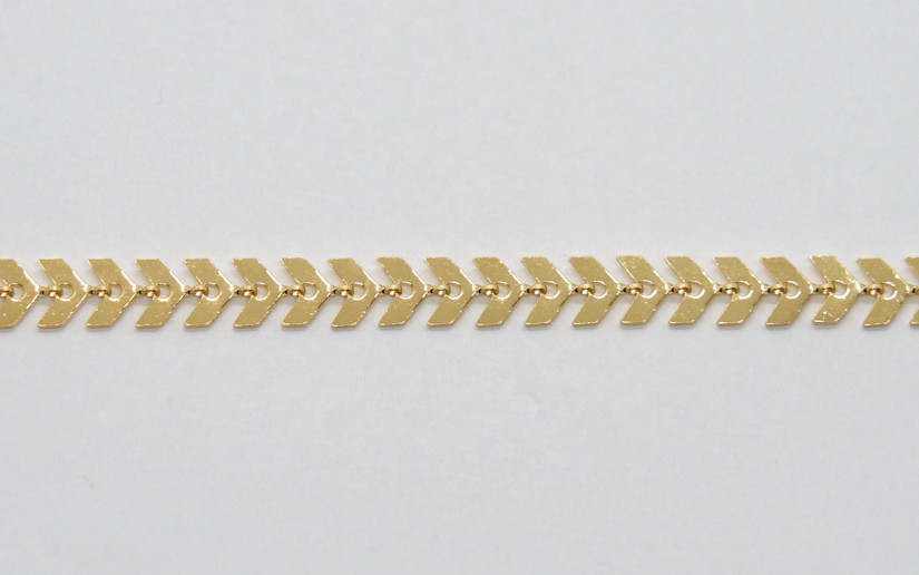 Goldenes Chevron Armband