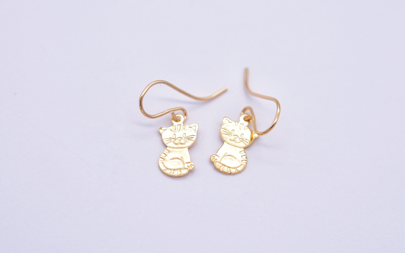 Süsse Kätzchen-Ohrringe