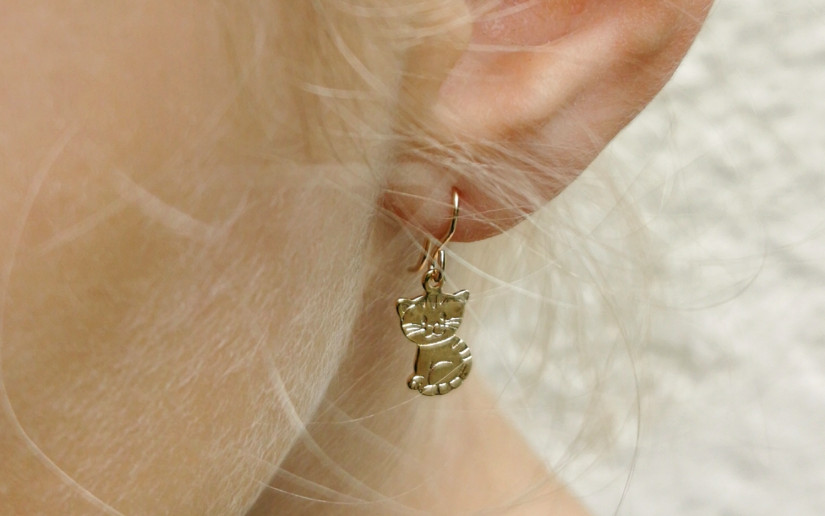 Süsse Kätzchen-Ohrringe