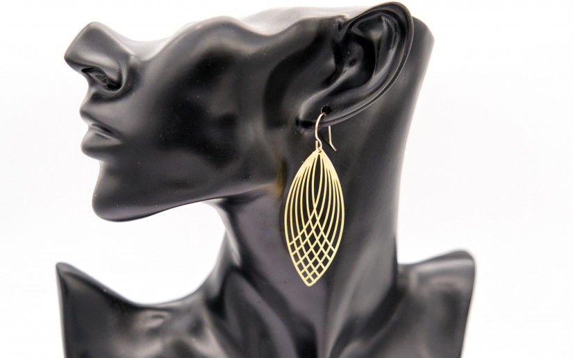 Goldene Feen-Flügel Ohrringe